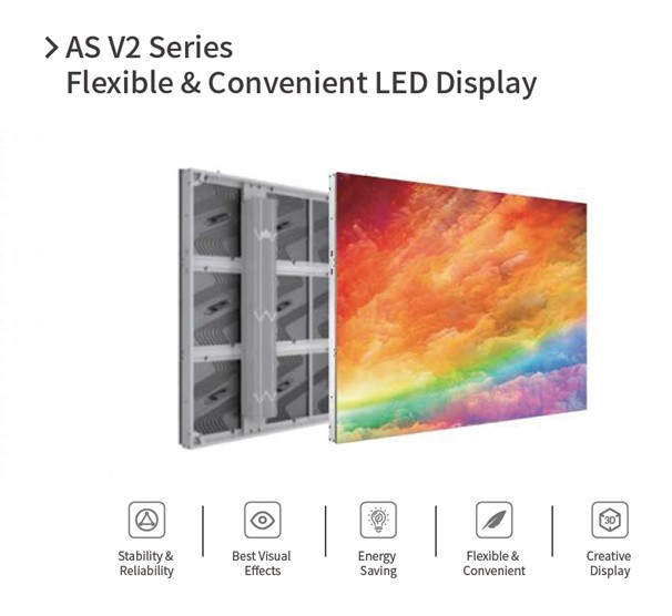 จอประชาสัมพันธ์ LED P6.6 ยี่ห้อ Rayong Hi LED รุ่น AS6 V2 ขนาดโมดูล 320×320 mm