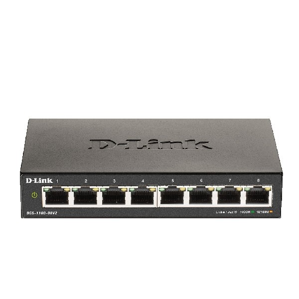 D-Link 8-Port Gigabit Smart Managed Switch รุ่น DGS-1100-08V2