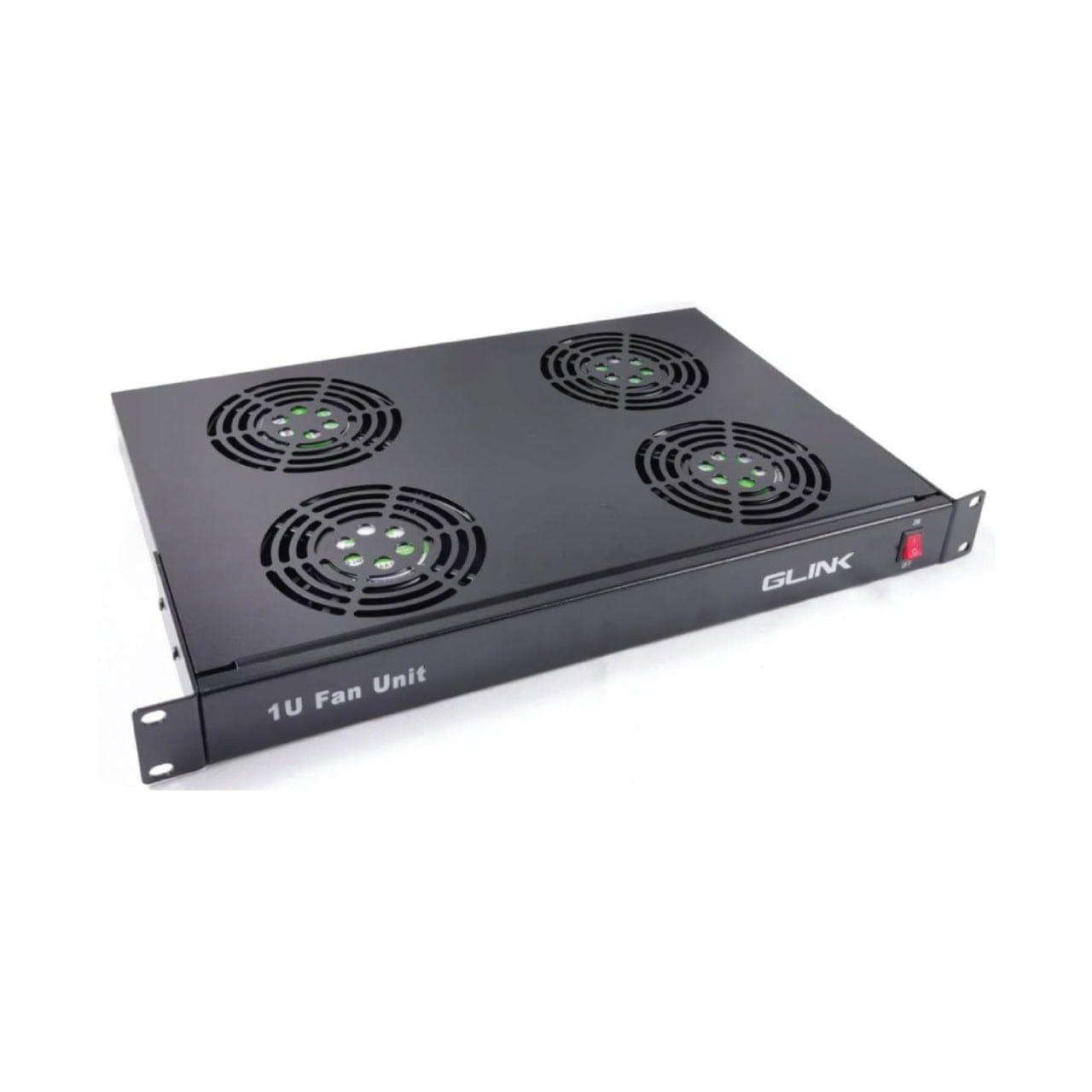 GLINK 1U temperature control fan unit 4 bits รุ่น GCA-06 (21466)