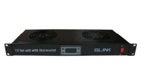 GLINK 1U temperature control fan unit 2 bits รุ่น GCA-05 (21465)
